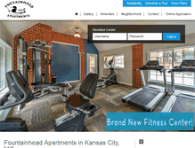 Tablet Screenshot of fountainheadaptsmo.com